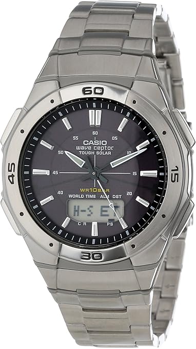 casio wave ceptor tough solar set time