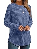 AUTOMET Womens Long Sleeve Shirts Fall Fashion Tops