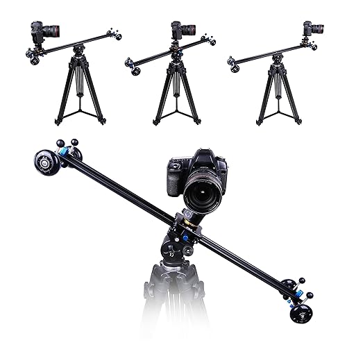A&J ANJMVSL80 Camera Slider with Aluminum Alloy Wheels Video