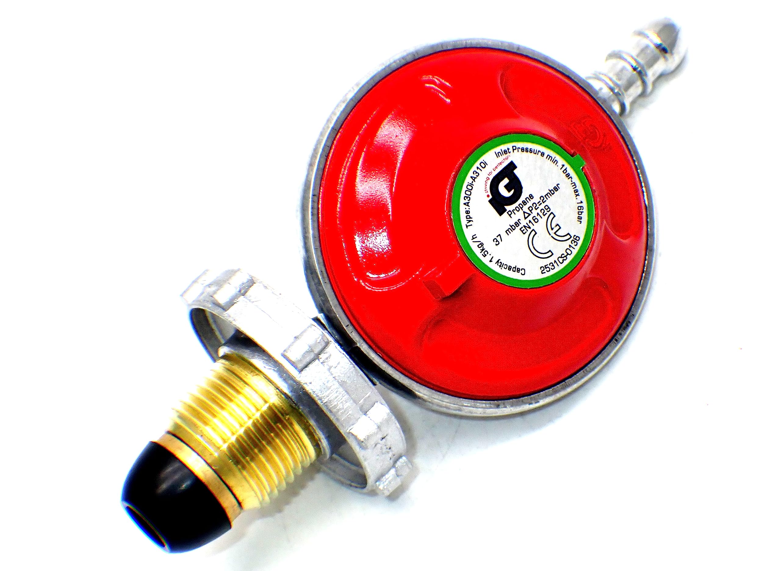 IGT Hand Wheel 37Mbar Propane Gas Regulator With 5 Year Warranty No Spanner
