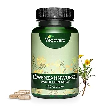 VEGAVERO® LÖWENZAHNWURZEL EXTRAKT | 10-fach konzentriert | Sehr kleine Kapseln – Leicht zu schlucken | 100% vegan | Extrakt –