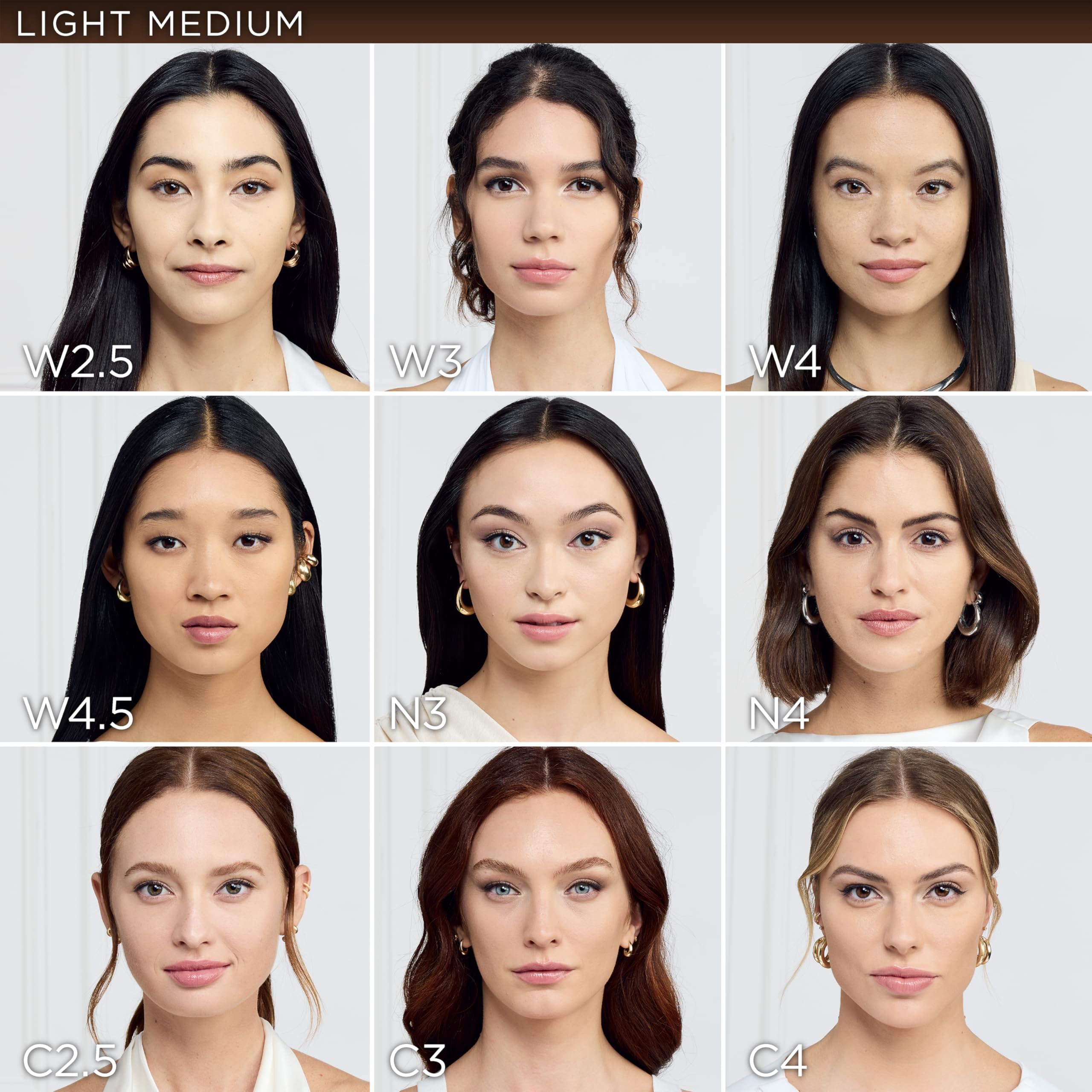 L'Oreal Paris True Match Super-Blendable Foundation, Medium Coverage Liquid Foundation Makeup, N3, Light Medium, 1 Fl Oz