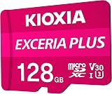KIOXIA EXCERIA PLUS 128GB MicroSD Card 100MB/s U3 V30 4K A1 view 2
