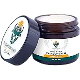 Tallowbourn Grass Fed Beef Tallow Balm for Face and Body with Shea Butter, Organic Jojoba Oil, Honey, and Beeswax – Beef Tallow for Skin – Unscented Balm – 2 oz
