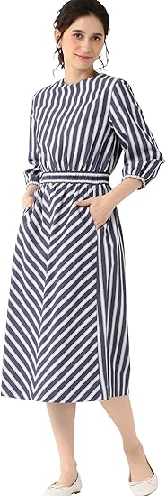 ユナイテッドアローズ グリーンレーベル リラクシング United Arrows Green Label Relaxing Kfc Tavii ストライプ キリカエ ワンピース 7900 Navy 79 Free ワンピース チュニック 通販 Amazon