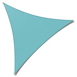 ShadeMart 12' x 12' x 17' Turquoise Right Triangle