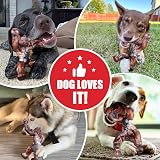 Zinbo Dog Toys for Aggressive Chewers Durable Nylon Bone Large Beef Flavor view 2