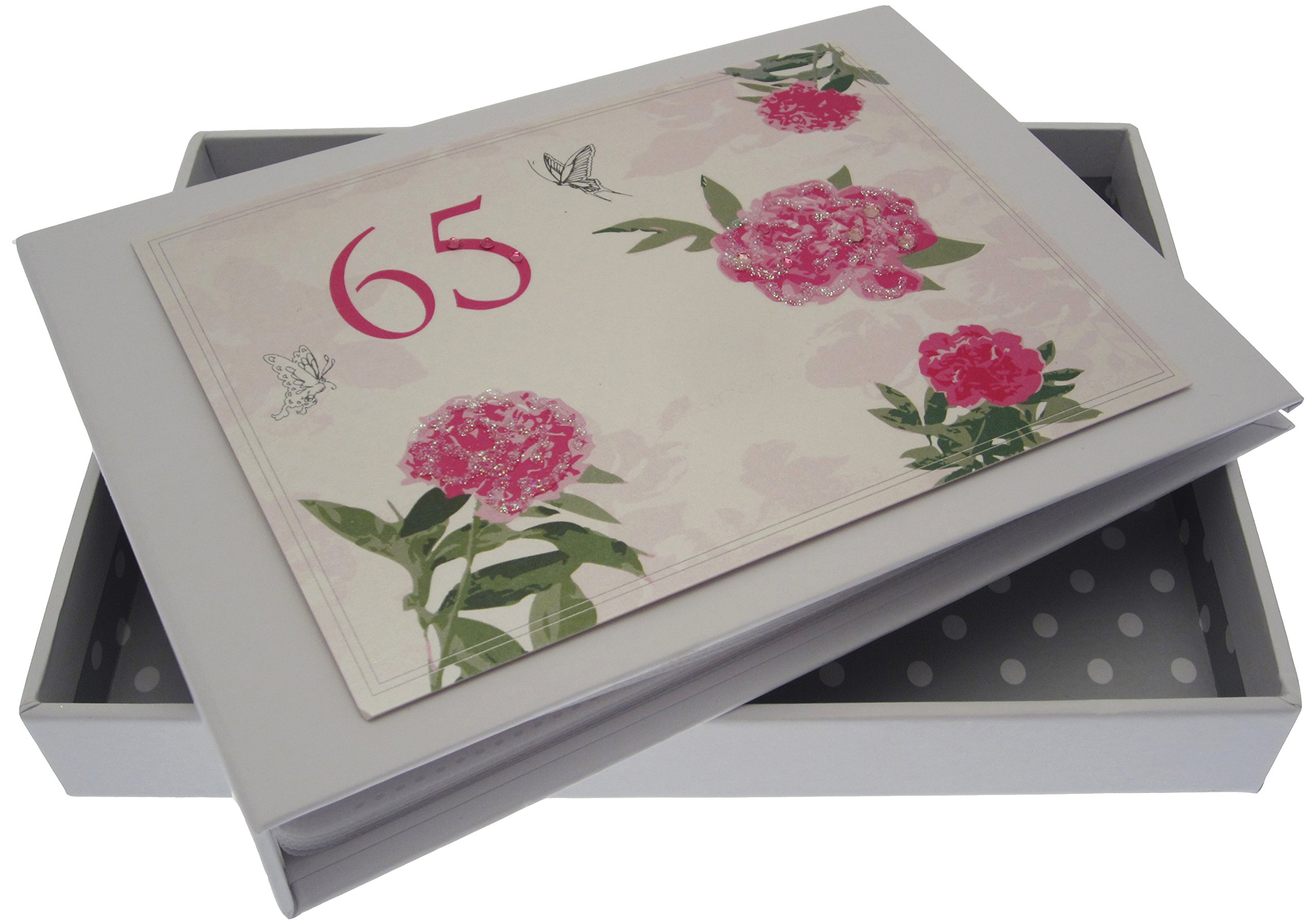 WHITE COTTON CARDS PHOTO ALBUM, Card, Plastic, 12.5x17.5x2.5 cm