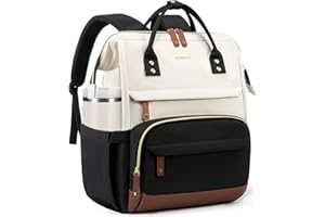 LOVEVOOK Laptop Backpack for Women, 15.6 Inch Work Business Backpacks Purse With Large Capacity, Waterproof Nurse Bag College Bookbag for School, Waterproof Casual Daypack for Travel