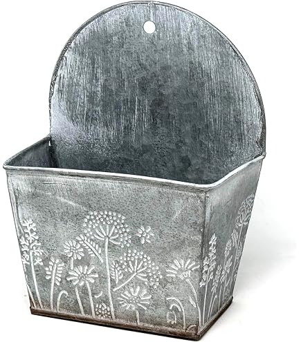 Outdoor Wall Planters For House Buy Half Round Aged Ceramic Wall ...