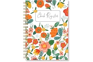 Fileyeye Register Check and Debit Card Register, Checkbook Registers, Simple Account Tracker & Financial Ledger (J), 5.5 inches x 8.1 inch