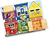 Melissa & Doug Wooden Latches Board | Developmental Toy for 3+ | Motor Skills view 4
