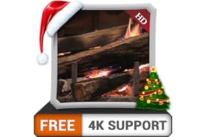 Calm Fireplace HD GRATUIT - Profitez de l'hiver avec une belle cheminée chaude pendant les vacances de Noël sur votre télévis