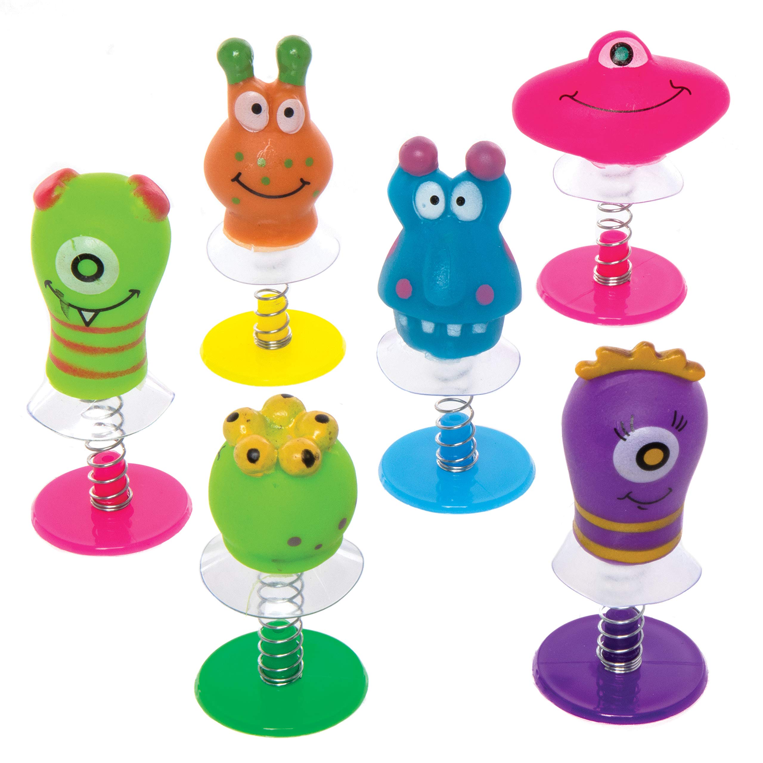 Baker Ross P355 Monster Jump Ups - Pack of 6, Childrens Party Bag Fillers and Kids Party Games