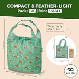 ECO CHIC Eco Chic Lightweight Foldable Reusable Shopping Bag Floral Highland view 4
