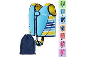Limmys Premium Toddler Swim Vest - Toddler floaties, and Buoyancy Swimming Aid - Modern Design Swimming Vest for Boys, Girls and Babies - Drawstring Bag Included