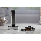 Stylish Black Matte Finish Hair Clipper Kit - Ultra-sleek Hair, Body, Mustache Beard Trimmer - 110/220V AC Adapter Trym Attachments FREE Pouch Included II