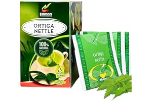Hanan Nettle Tea - 25 Tea Bags of Stinging Nettle Leaf and Root - All-Natural Herbal Tea of Wild Nettles Leaves from Peru