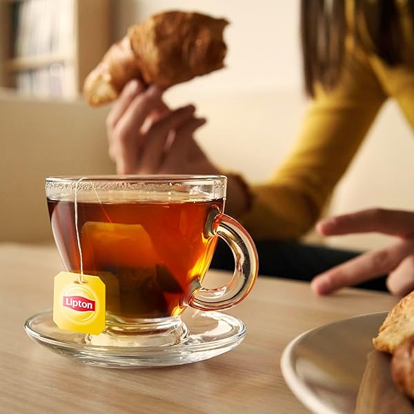 LIPTON BLACK TEA BAGS, HOT OR ICED, BLACK TEA WITH CAFFEINE, 100CT