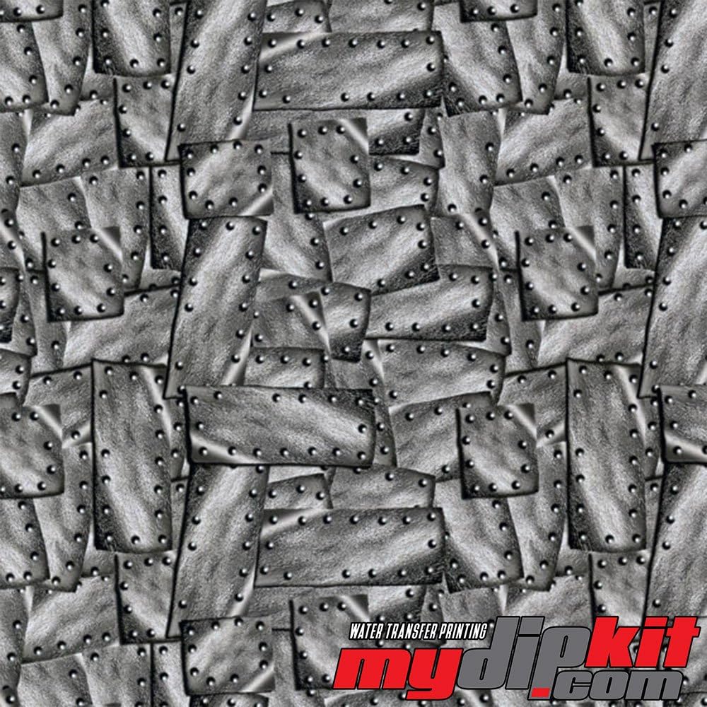 Water Transfer Printing Film - Hydrographic Film - Hydro Dipping - Riveted Metal - M-140