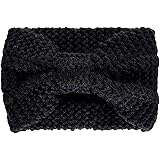 Women Winter Chunky Cable Knit Turban Headband Hairband Ski Hat Ear Warmer Head Wrap