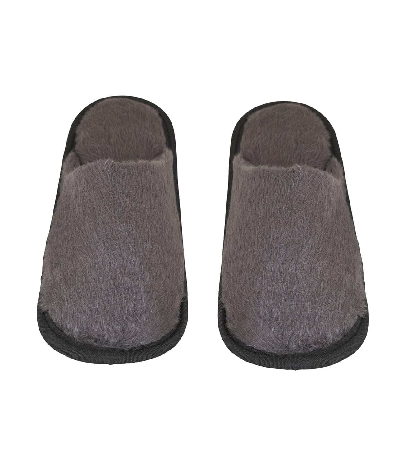 old cobbler unisex grey fur flip- flops & house slippers(free size)