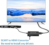 uhddadi Scart to HDMI Converter with HDMI Cable Full HD 720P/1080P view 2