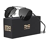 LUENX Aviator Sunglasses for Men Womens Polarized