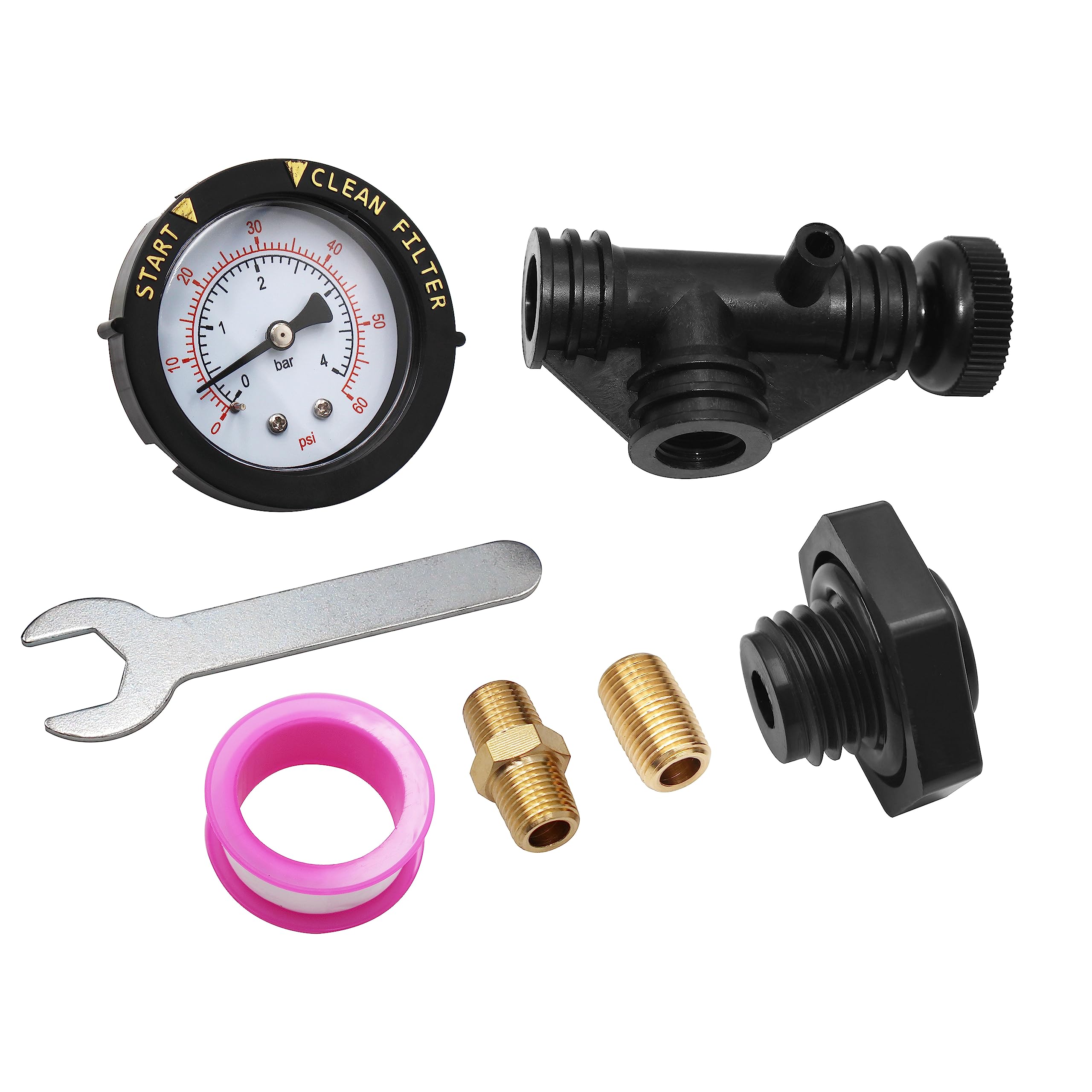 Photo 1 of LUKYER 24850-0105 Valve and Gauge Assembly Replacement?Compatible with Select Sta-Rite Pool and Spa Filters -Black