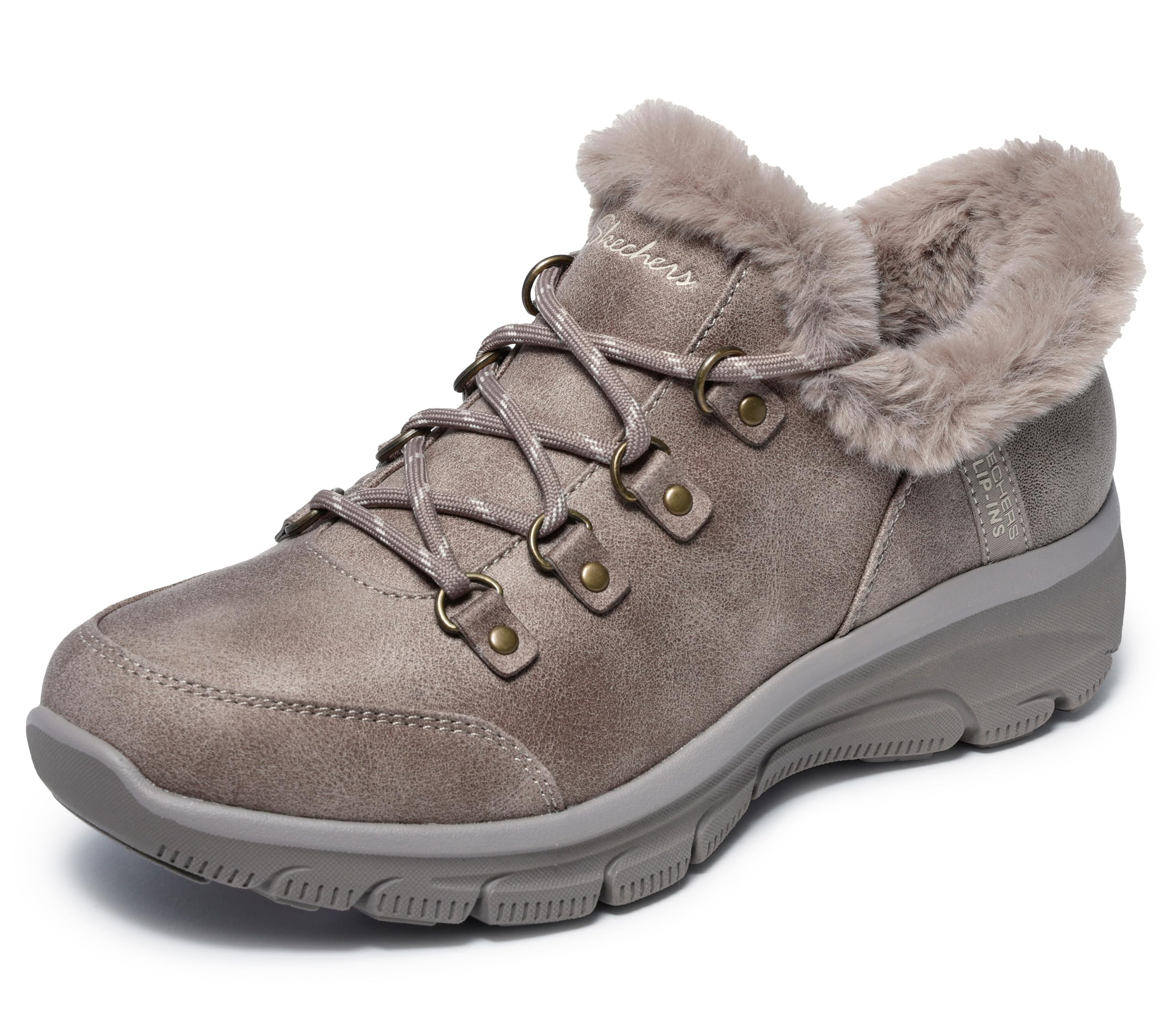 Skechers Women's EASY GOING - FALL ADVENTURES - Hands Free Slip-Ins bootie, Taupe, 5.5 M Image Skechers Women's EASY GOING - FALL ADVENTURES - Hands Free Slip-Ins bootie, Taupe, 5.5 M Image