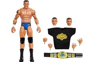 Mattel WWE Ultimate Edition Randy Orton 6-inch Action Figure & Accessories Fan Takeover Set, 10+ Pieces Include Swappable Heads & Hands