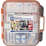 336 Piece First Aid Kit, Plastic Case