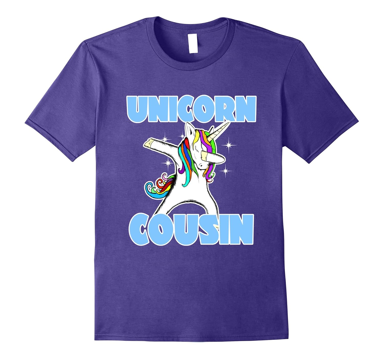 Unicorn Theme Birthday Shirt - Unicorn Cousin Bday Tee-ANZ