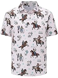 Mens Golf Polo Shirts Short Sleeve Dry Fit Funny