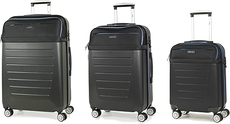 hard shell luggage with pocket