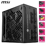 MSI MPG A850GS 850W 80 Plus Gold ATX 3.1 PCIe 5.1 Native 12V-2x6 view 5