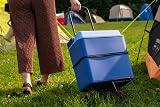 OLPRO Folding Festival Trolley, Lightweight, Collapsible, 25kg Load view 5