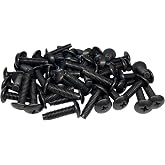 RackGold&reg; M5 Rack Screws 50 Pack - USA Made | USA-made 50-pack of RackGold M5 rack screws. Hardened steel with pilot points prevents stripping in server racks.
