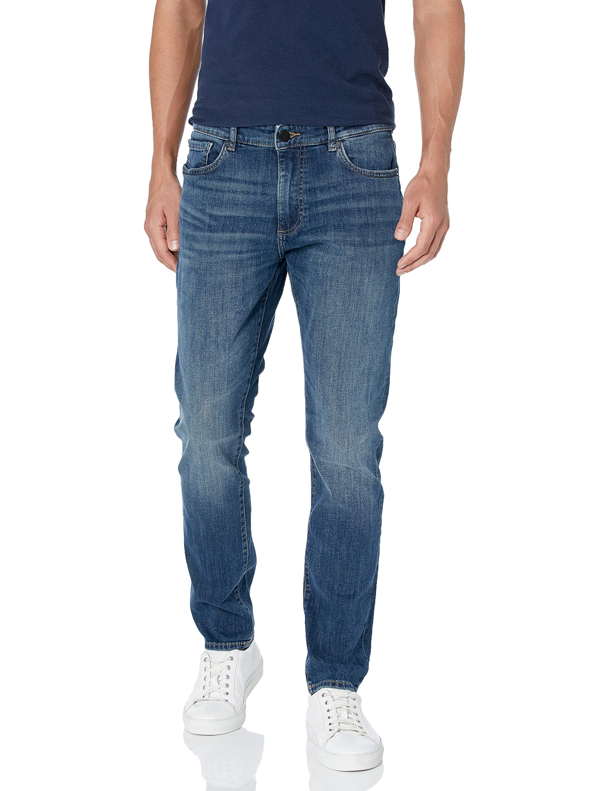 Levis Mens 514 Straight Fit Abu Volcano Blue Stretch Denim Jeans 30 X ...