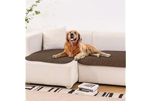 gogobunny 100% Double Sided Waterproof Dog Blanket Soft Pet Bed Cover Reversible Protect Furniture Couch Sofa Car for Puppy Cat Kids (Dark Chocolate/Light Chocolate, 32x53 Inch (Pack of 1))