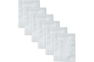 Ruvanti Unisex Baby Boys Girls Birdseye Prefold Cloth Diapers Washable - White 3-Ply 10 Pack