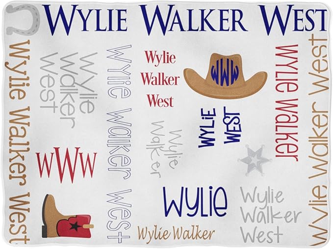 cowboys baby blanket