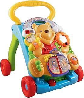 VTech Baby 80-114304 - Winnie Puuh 2-in-1 Laufwagen, Normalverpackung, Bunt (Winnie Puuh)