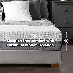 Olee Sleep Full Mattress, 10 Inch Gel Memory Foam