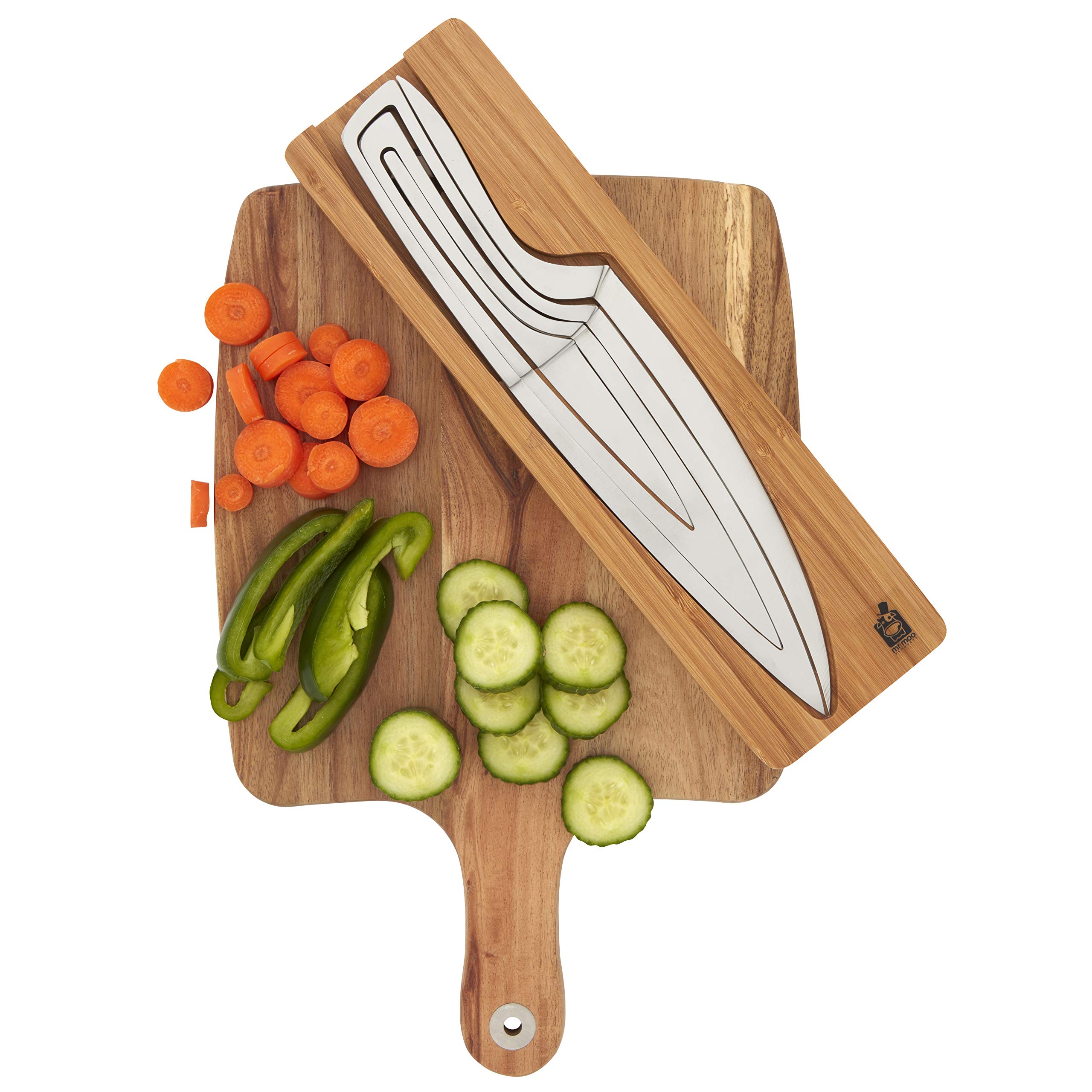 5cr17mov Deglon Meeting Knife 4pc Set Premium Stainless Steel Chef Knife Set Best Razor Sharp Multipurpose For Precise Slicing Carving Cutting Chopping Cooking Knife Set Buy Online In India At