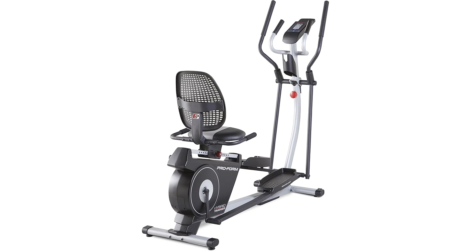 hybrid exercise bike and elliptical trainer