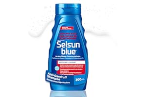 Selsun Blue Itchy Dry Scalp Anti-Dandruff Shampoo, Soothing Formula, Clinically Proven Pyrithione Zinc and 6 Added Moisturize