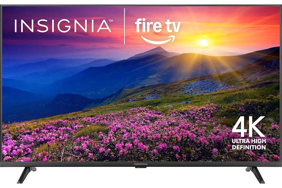 INSIGNIA 43" Class F50 Series LED 4K UHD Smart Fire TV, Voice Remote with Alexa, Stream Live TV Without Cable