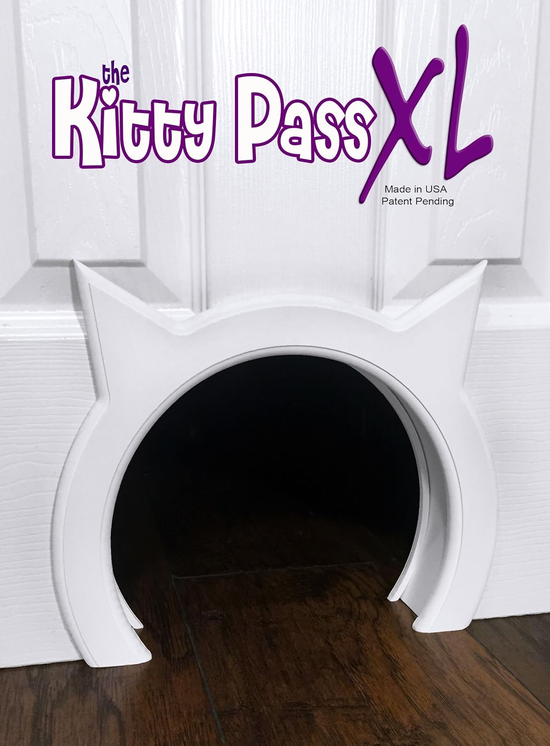 The Kitty Pass XL Large Cat Door, Interior Large Pet Door Hidden Litter Box. : Pet Supplies