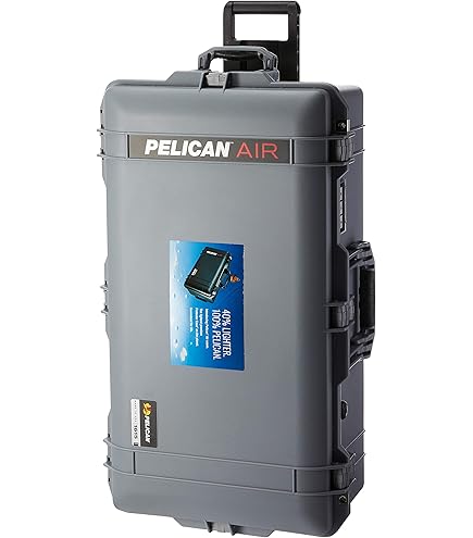 Amazon.com : Pelican Air 1615 Case No Foam - Silver